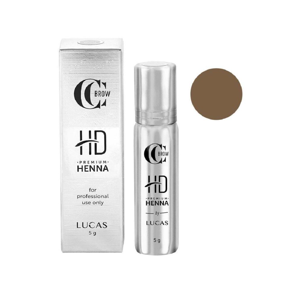 Хна для бровей Premium henna  HD, CC Brow, Coffee (кофе), 5 г.