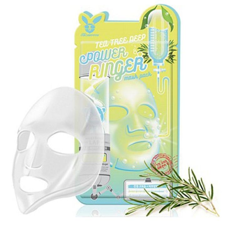 Elizavecca Тканевая маска с экстрактом чайного дерева Tea Tree Deep Power Ringer Mask Pack, 23 мл