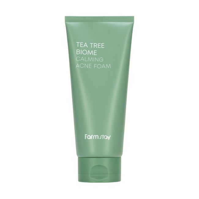 FarmStay Пенка для умывания лица для проблемной кожи Tea Tree Biome Calming Acne Foam 180 мл